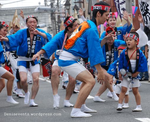 Iris Festival Horikiri Shobuen Traditional Dance in Streets