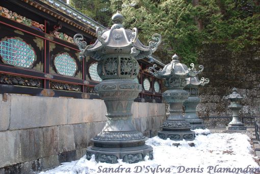 Magnificient Bronze Lanterns at the Sacred Taiyuin Temple in Nikko